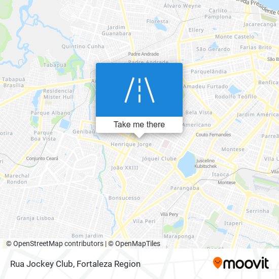 Rua Jockey Club map