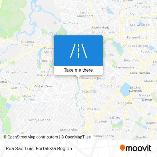 Rua São Luís map