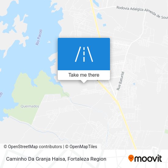 Caminho Da Granja Haisa map