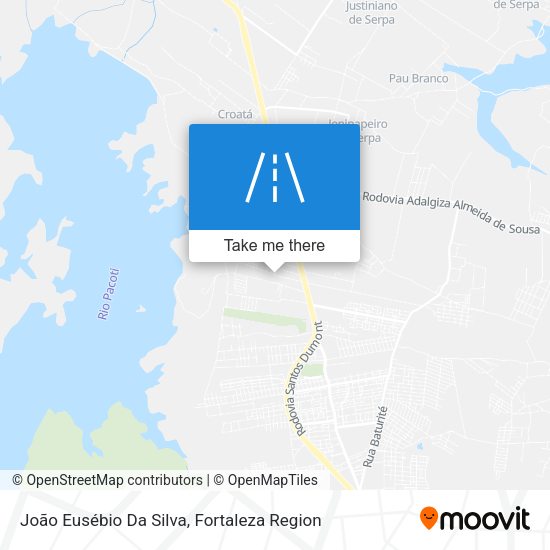 João Eusébio Da Silva map