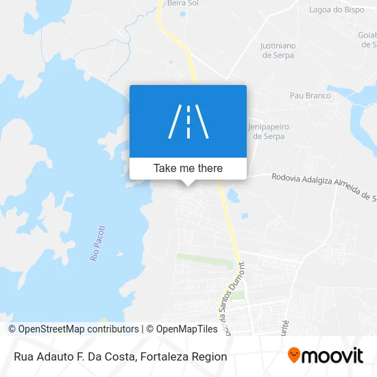 Rua Adauto F. Da Costa map