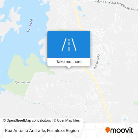 Rua Antonio Andrade map