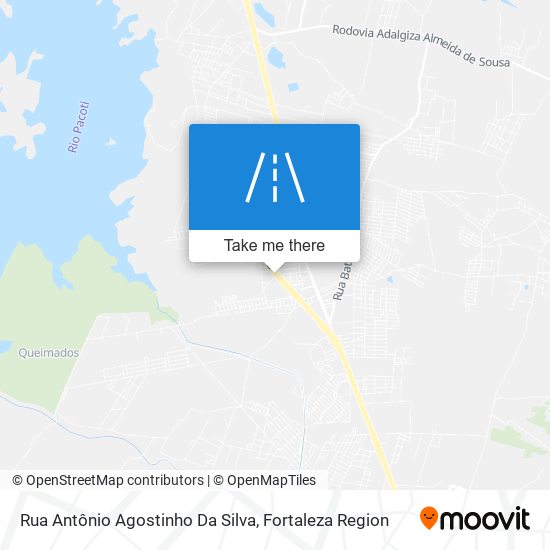 Rua Antônio Agostinho Da Silva map