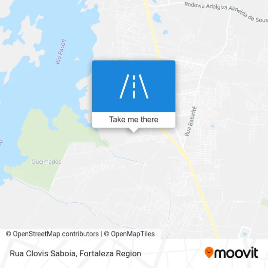 Rua Clovis Saboia map