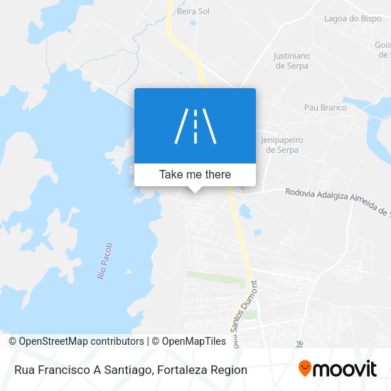 Rua Francisco A Santiago map