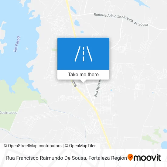 Rua Francisco Raimundo De Sousa map