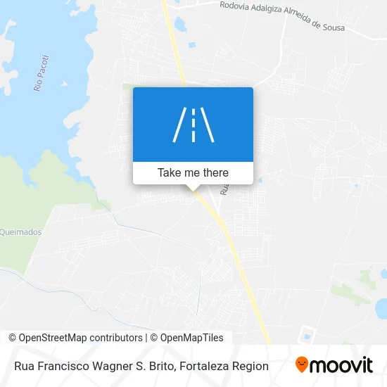Rua Francisco Wagner S. Brito map