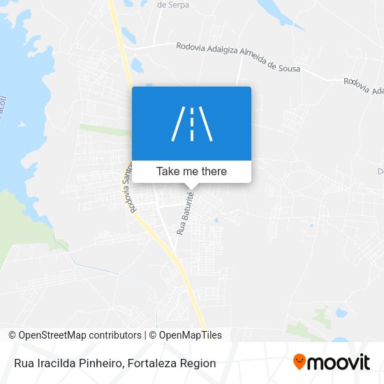 Rua Iracilda Pinheiro map