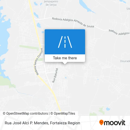 Rua José Alci P. Mendes map