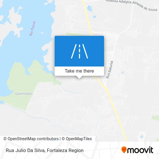 Rua Julio Da Silva map