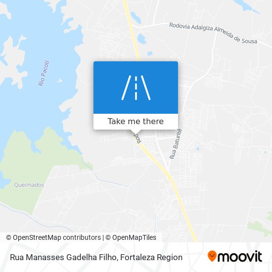 Rua Manasses Gadelha Filho map