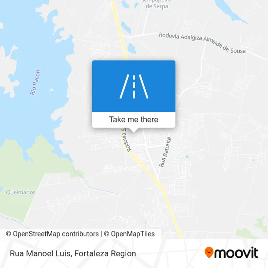 Rua Manoel Luis map