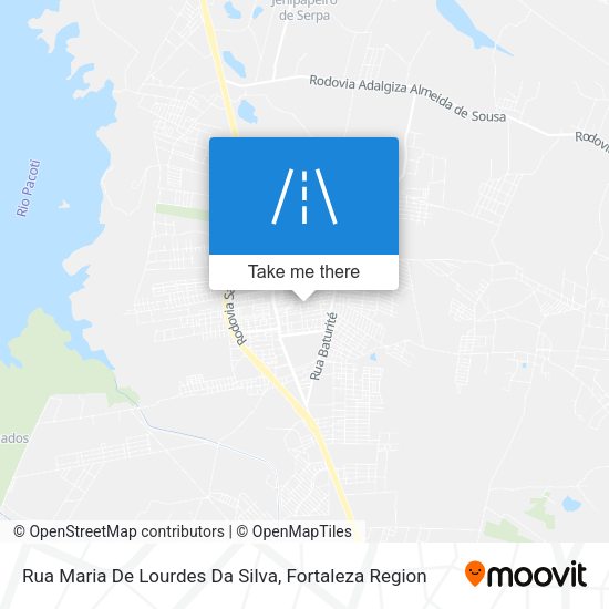 Rua Maria De Lourdes Da Silva map