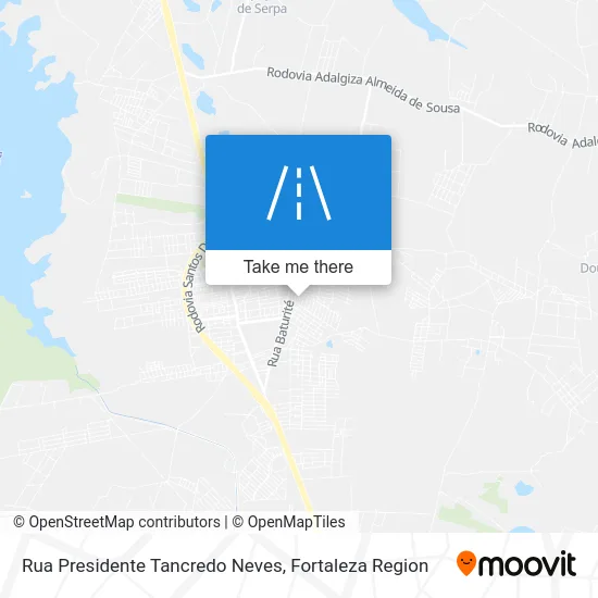 Rua Presidente Tancredo Neves map