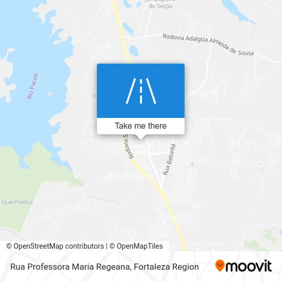 Rua Professora Maria Regeana map