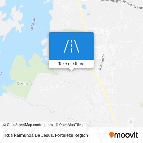 Rua Raimunda De Jesus map