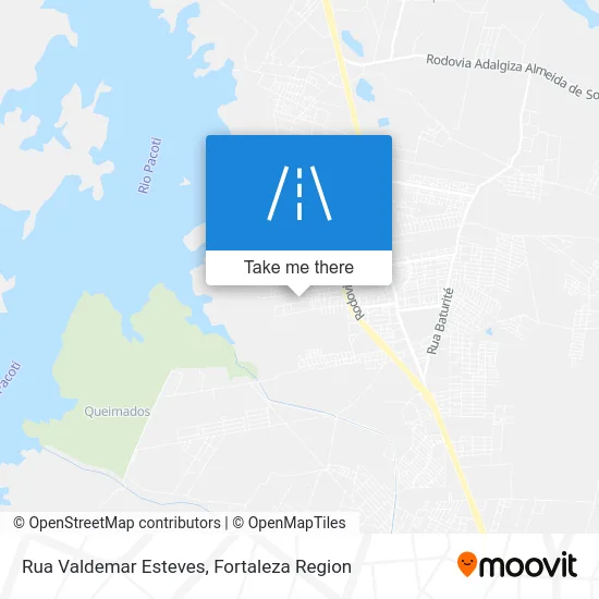 Rua Valdemar Esteves map