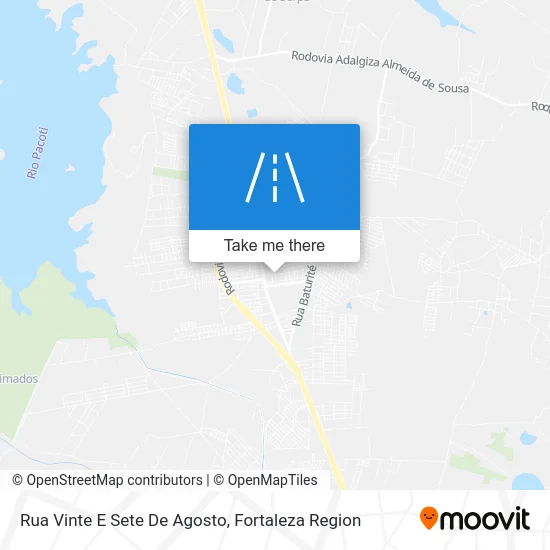 Rua Vinte E Sete De Agosto map