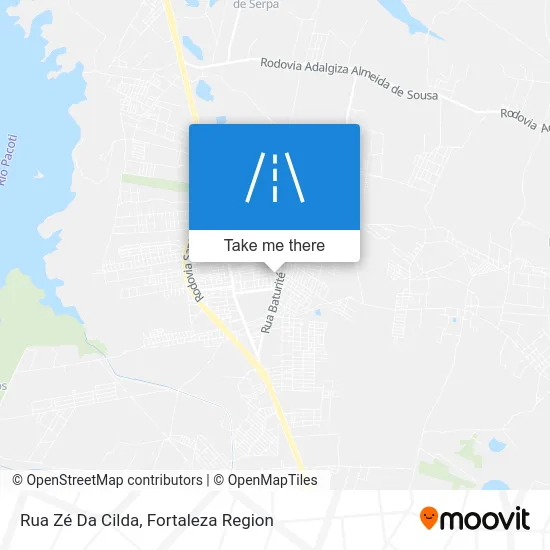 Rua Zé Da Cilda map