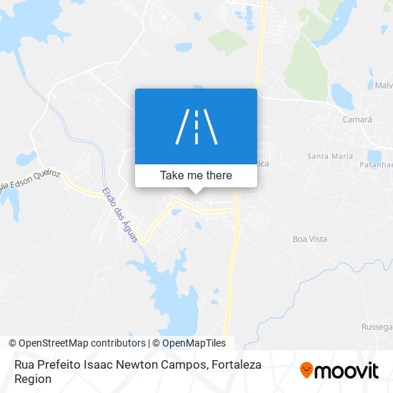 Rua Prefeito Isaac Newton Campos map