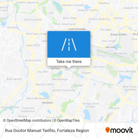 Rua Doutor Manuel Teófilo map