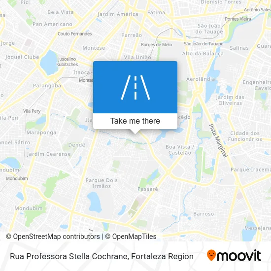 Rua Professora Stella Cochrane map