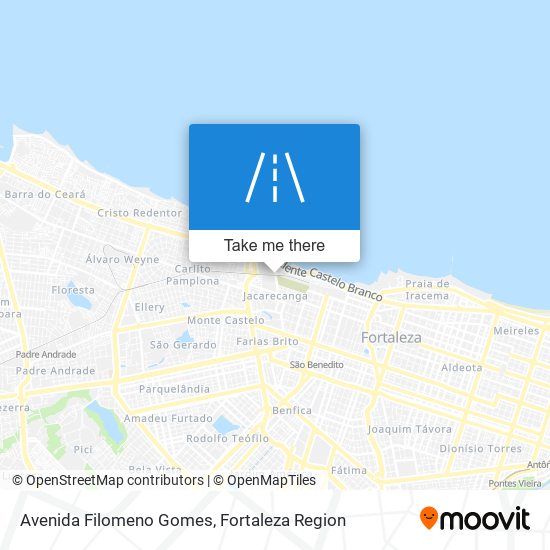 Avenida Filomeno Gomes map