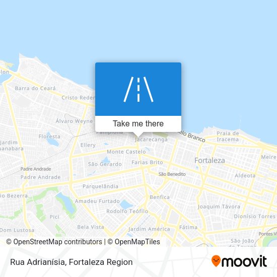 Rua Adrianísia map