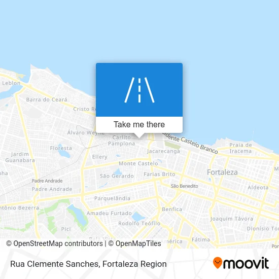 Rua Clemente Sanches map