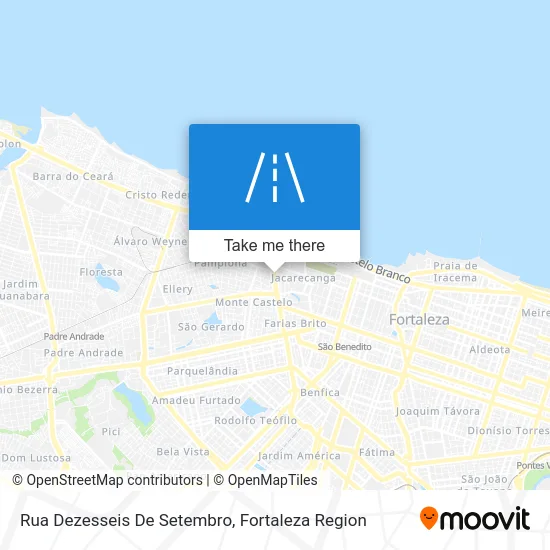 Rua Dezesseis De Setembro map