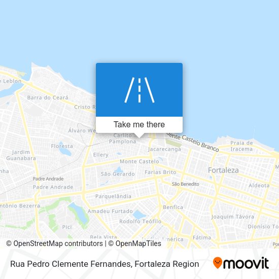 Rua Pedro Clemente Fernandes map