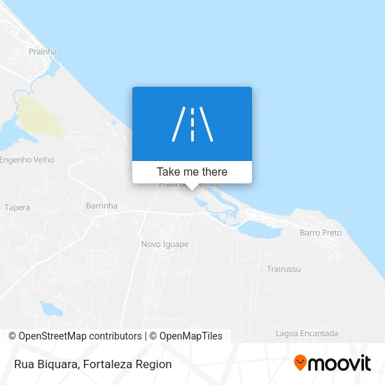 Rua Biquara map