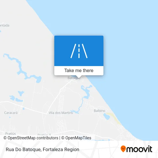 Rua Do Batoque map