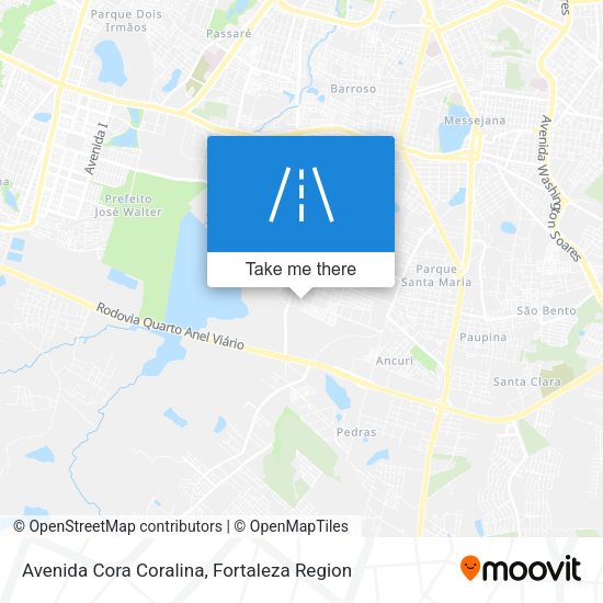 Avenida Cora Coralina map