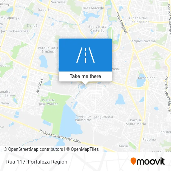Rua 117 map