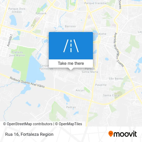 Rua 16 map