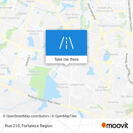 Rua 210 map
