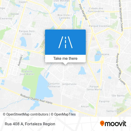 Rua 408 A map
