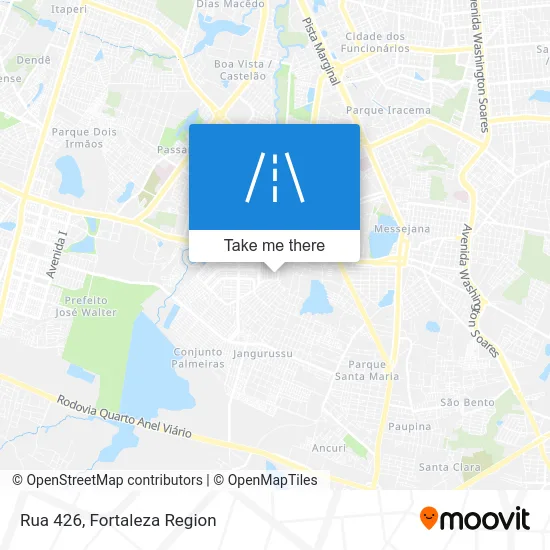 Rua 426 map