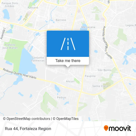 Rua 44 map