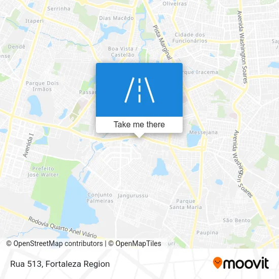 Rua 513 map