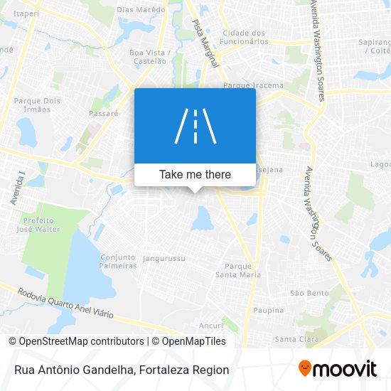 Rua Antônio Gandelha map