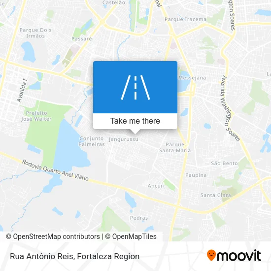 Rua Antônio Reis map