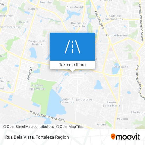 Rua Bela Vista map