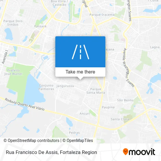 Rua Francisco De Assis map
