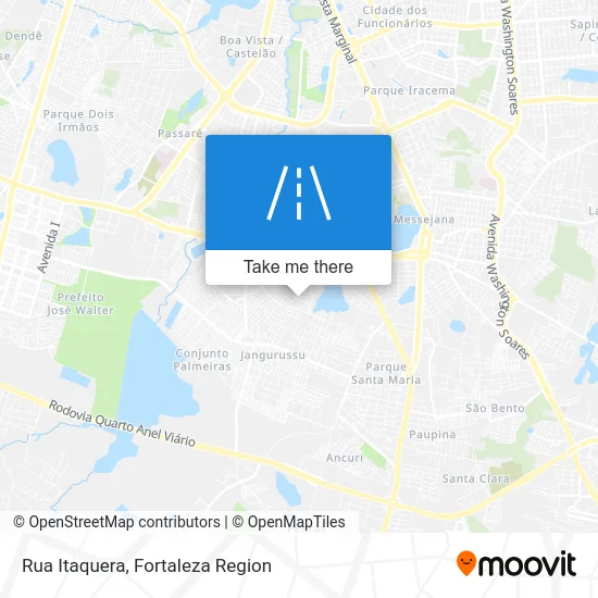 Rua Itaquera map