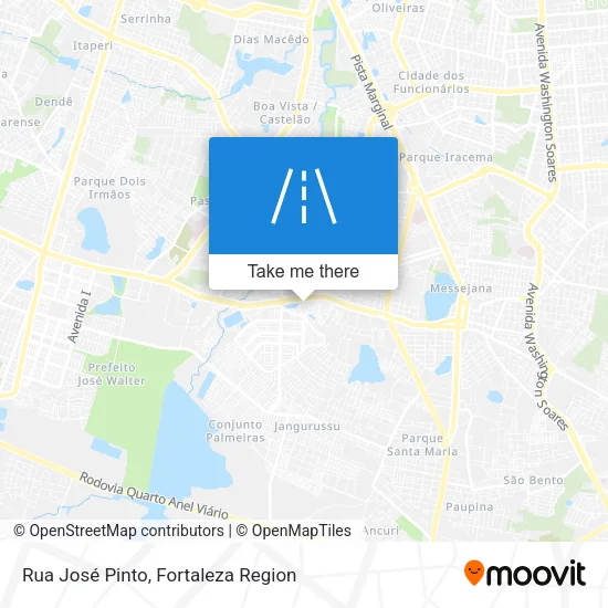 Rua José Pinto map