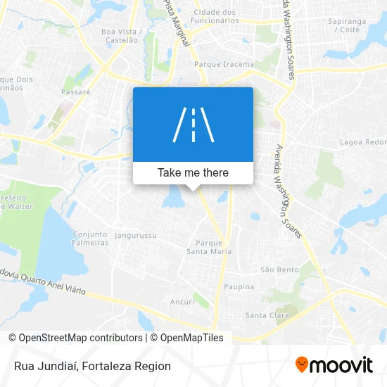 Rua Jundiaí map