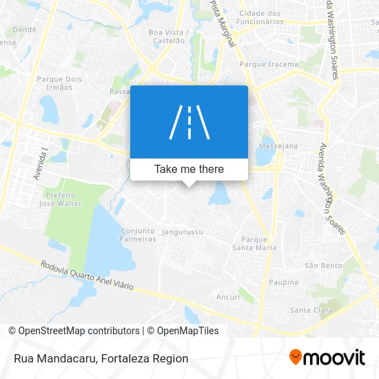Rua Mandacaru map