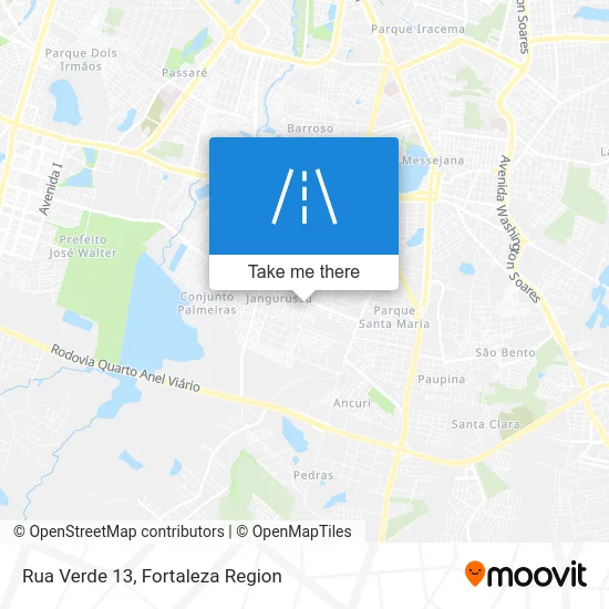Rua Verde 13 map